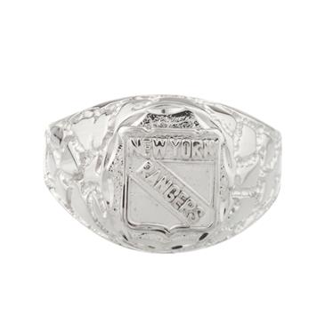 Forever Diamonds "NY Rangers" Ring in 14kt White Gold