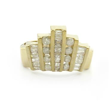 Forever Diamonds Diamond Crown Ring in 14kt Gold