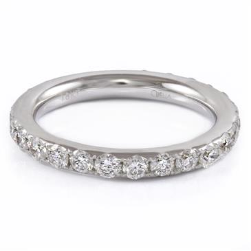 Forever Diamonds 1.59ct Diamond Eternity Band in 18kt White Gold