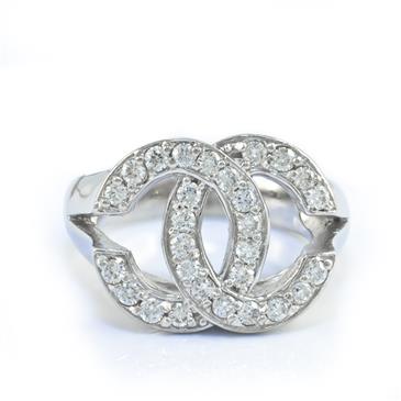 Diamond on sale chanel ring