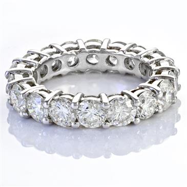 Forever Diamonds 6.75CT TDW. Diamond Eternity Band in 14kt White Gold