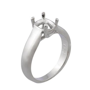 Forever Diamonds 14kt White Gold Solitaire Setting