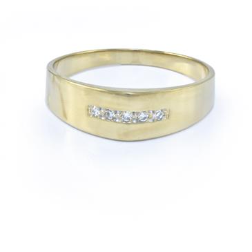 Forever Diamonds Diamond Wedding Band in 14kt Yellow Gold