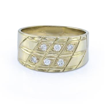 Forever Diamonds 0.25CT TDW. Diamond Band in 14kt Yellow  Gold