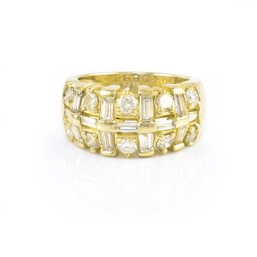 Forever Diamonds Diamond Ring in 14kt Yellow Gold