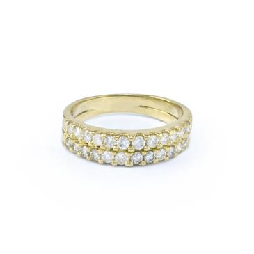 Forever Diamonds Diamond Wedding Band in 14kt Yellow Gold