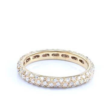 Forever Diamonds 1.01CT TDW. Diamond Eternity Band in 18kt Rose Gold