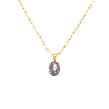 Forever Diamonds Amethyst Solitaire Pendant in 14kt Gold
