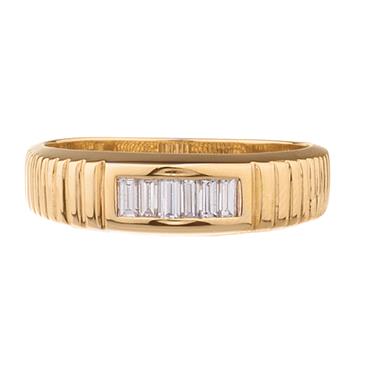 Forever Diamonds Baguette Diamond Wedding Band in 14kt Gold