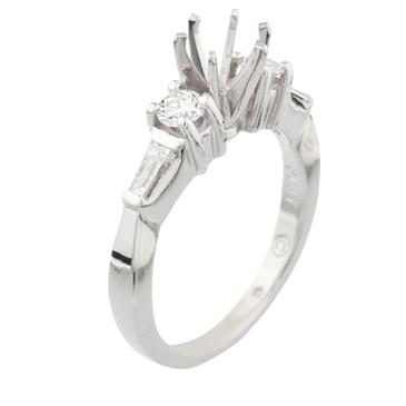 Forever Diamonds Classic Diamond Engagement Setting in Platinum