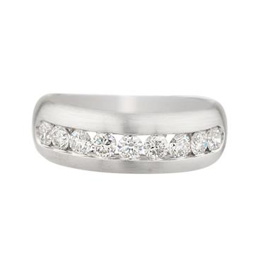 Forever Diamonds Diamond Band in 18kt Frosted White Gold