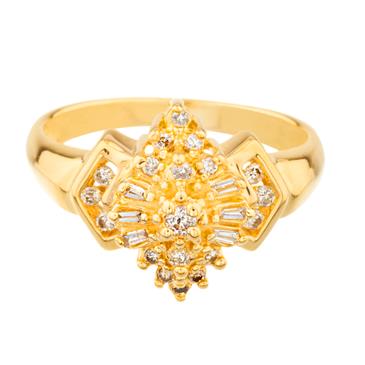 Forever Diamonds Diamond Blossom Ring in 14kt Gold