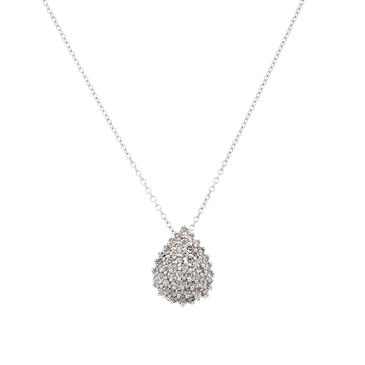 Forever Diamonds Diamond Cluster Pendant in 14kt White Gold