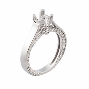 Forever Diamonds Diamond Setting in 14kt White Gold