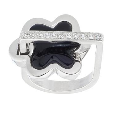 Forever Diamonds Diamond "Splat" Ring in 14kt White Gold