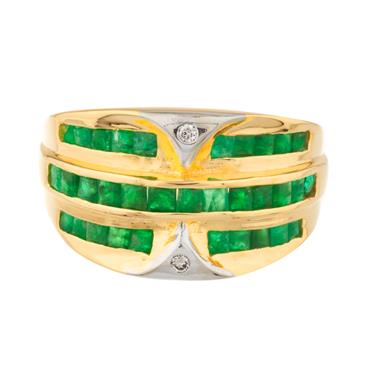 Forever Diamonds Emerald Diamond Ring in 14kt Gold