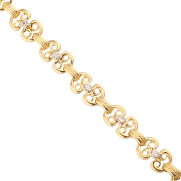 Forever Diamonds Fancy Diamond Bracelet in 14kt Gold