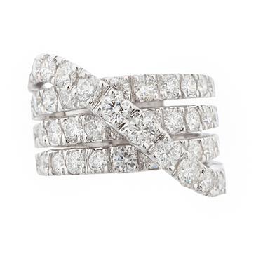 Forever Diamonds Fancy Diamond Ring in 14kt White Gold