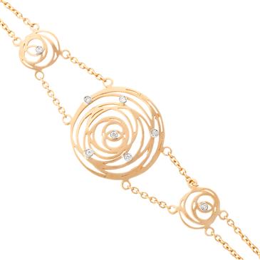 Forever Diamonds Filigree Diamond Bracelet in 14kt Rose Gold