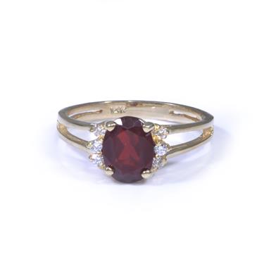 Forever Diamonds Ruby and Diamond Ring in 14kt Gold