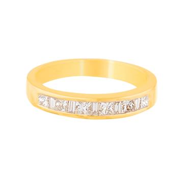 Forever Diamonds Princess Cut Diamond Band in 14kt Gold