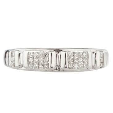 Forever Diamonds Princess Cut Diamond Band in 14kt White Gold