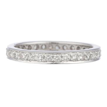 Forever Diamonds Round Cut Diamond Eternity Band in 18kt White Gold