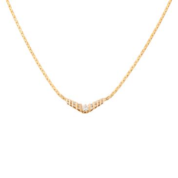 Forever Diamonds Round Diamond Necklace in 14kt Gold