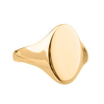 Forever Diamonds Signet Ring in 14kt Gold