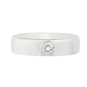 Forever Diamonds Solitaire Diamond Ring in 14kt White Gold