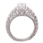  Round Diamond Engagement Ring in 18kt White Gold