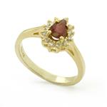 Diamond Ruby Ring in 14kt Gold