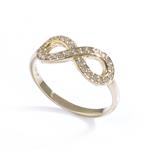 0.23ct TDW. Diamond Infinity Ring in 14kt Gold