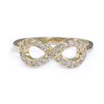 Forever Diamonds 0.23ct TDW. Diamond Infinity Ring in 14kt Gold