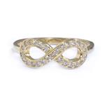 Forever Diamonds 0.23ct TDW. Diamond Infinity Ring in 14kt Gold