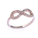 0.25ct TDW. Diamond Infinity Ring in 14kt Rose Gold