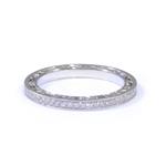 Round Cut Diamond Eternity Band in 18kt White Gold