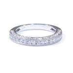 Unique Diamond Band in 18kt White Gold