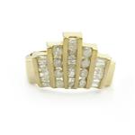 Diamond Crown Ring in 14kt Gold