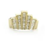 Forever Diamonds Diamond Crown Ring in 14kt Gold