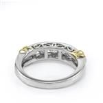 Mens Diamond Band in 14kt Two-Toned Gold