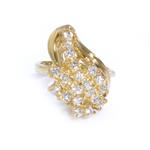 0.75ct TDW. Diamond Blossom Ring in 14kt Gold
