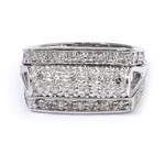 Diamond Cocktail Ring in 14kt White Gold