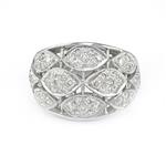 Vintage Diamond Ring in 18kt White Gold