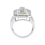 Diamond Cocktail Ring in 14kt White Gold