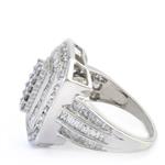 Diamond Cocktail Ring in 14kt White Gold