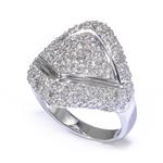 1.50ct TDW. Diamond Ring in 18kt White Gold