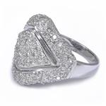 1.50ct TDW. Diamond Ring in 18kt White Gold