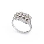 1.50ct TDW. Diamond Rows Ring in 14kt White Gold