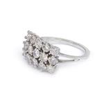 1.50ct TDW. Diamond Rows Ring in 14kt White Gold